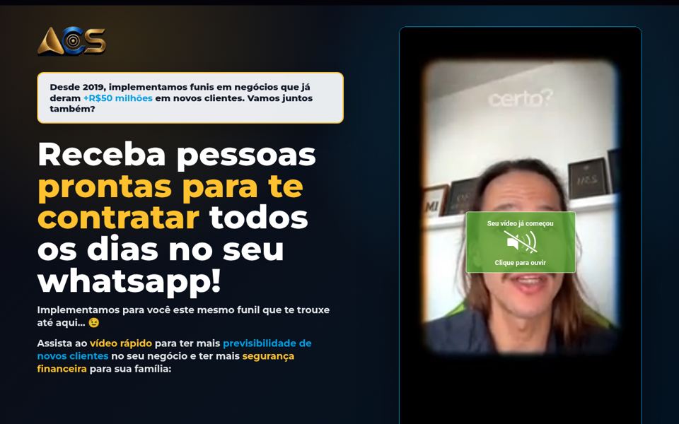 Página de convite com formulário